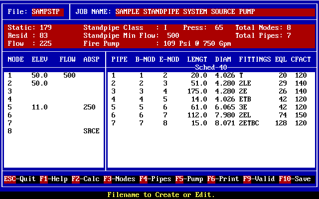 Fire StandPipe 2.5 for DOS
